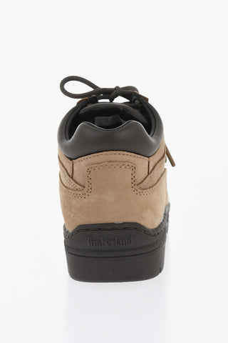 Low Lace-Up Boots HERITAGE In Hammered Leather With Engraved Monogram
