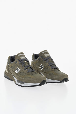 Low Suede And Mesh Sneakers With Monogram