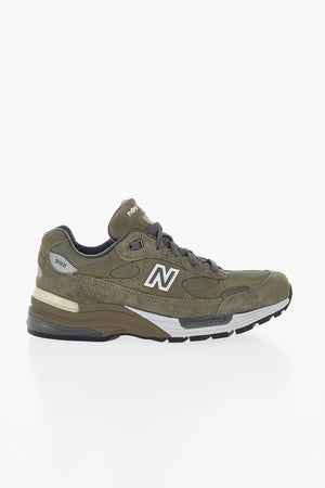 Low Suede And Mesh Sneakers With Monogram