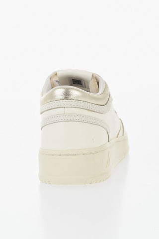 Leather Low-Top Sneakers MEDWAY with Metallic Detail