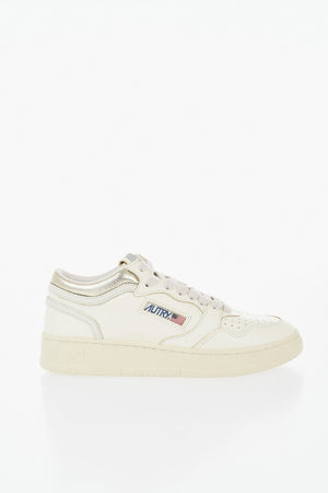 Sneakers Basse MEDWAY in Pelle con Dettaglio Metallizzato