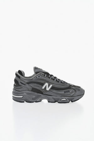 Sneakers Basse 1000 in Pelle e Tessuto