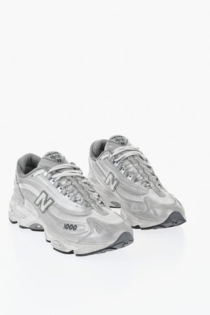 Sneakers Basse in Nylon e Mesh Con Monogram a Patch