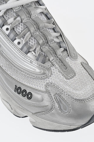 Niedrige Sneaker Aus Nylon Und Mesh Mit Monogramm-Patch