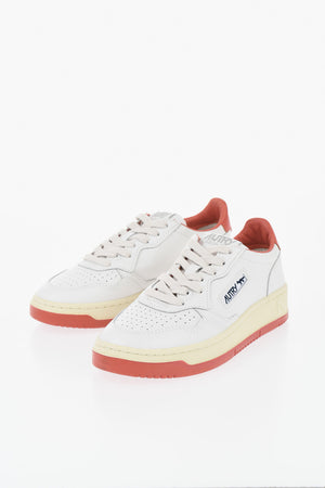 MAISON KITSUNE' Sneakers Basse MEDALIST in Pelle Bicolore