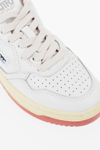 MAISON KITSUNE' Bicolour Leather Low-Top Sneakers MEDALIST