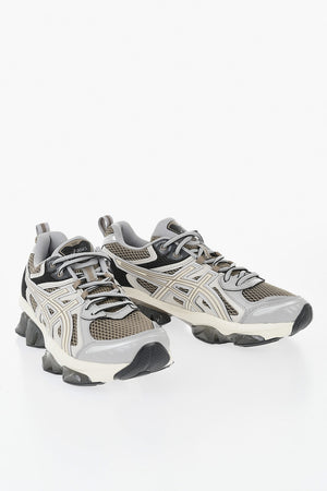 Sneakers Basse in Pelle Vegan e Tessuto 