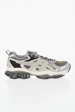 Sneakers Basse in Pelle Vegan e Tessuto 