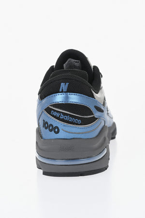Low Two-Tone Vegan Leather Sneakers