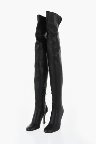 Leather Overknee Boots THE BOULEVARD 10cm Heel