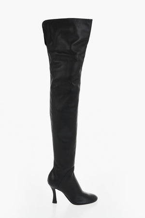 Stivali Overknee THE BOULEVARD in Pelle Tacco 10cm