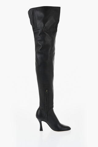 Leather Overknee Boots THE BOULEVARD 10cm Heel