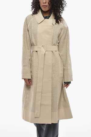 Vegan Perforated Leather Jacket GABRIELLA