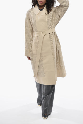 Vegan Perforated Leather Jacket GABRIELLA