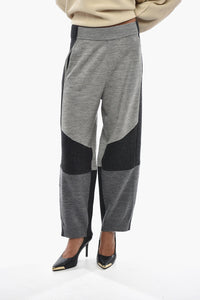 Virgin Wool Trousers With Elastic Waist