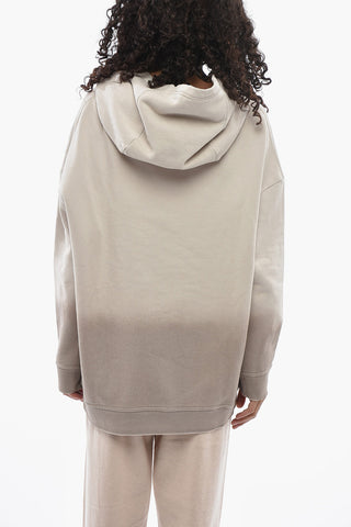 Brushed Cotton Hoodie with Sparkling-Effect Drawstrings
