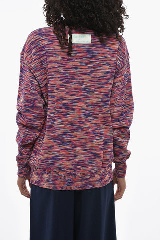 MYFAWNWY Jacquard Crewneck Sweater STARFACE