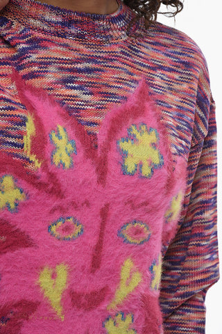 MYFAWNWY Jacquard Crewneck Sweater STARFACE