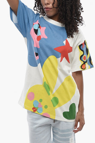 Oversize-Fit Crewneck T-Shirt, Printed