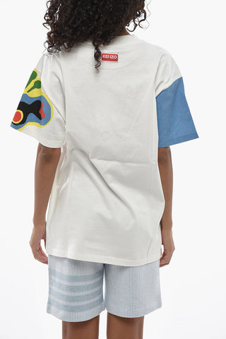 Oversize-Fit Crewneck T-Shirt, Printed