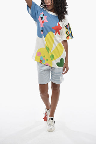 Oversize-Fit Crewneck T-Shirt, Printed
