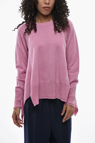 Relaxed-Fit Crewneck Cashmere-Blend Sweater