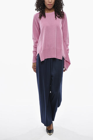 Relaxed-Fit Crewneck Cashmere-Blend Sweater