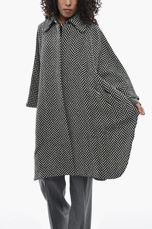 Cape NINA With Herringbone Pattern