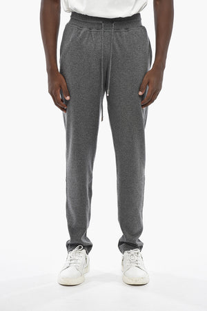 Casual Solid-Color Cashmere Trousers