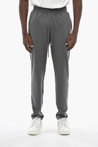 Casual Solid-Color Cashmere Trousers