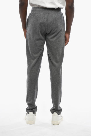 Casual Solid-Color Cashmere Trousers