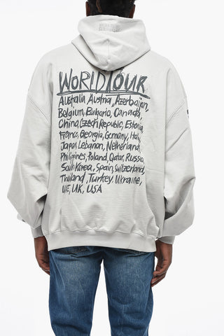 Cotton Hoodie With Prints