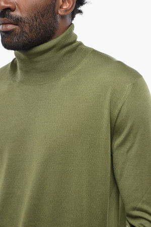 Cashmere-Blend Turtleneck Sweater