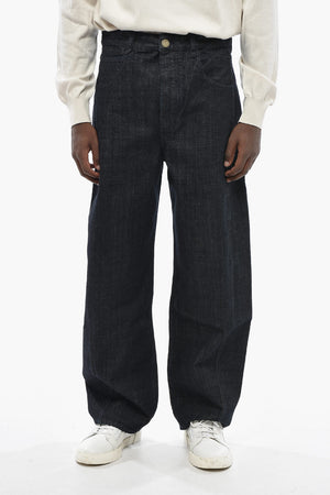 Regular-Fit-Jeans MIRANDA mit Ton-in-Ton-Logostickerei 24cm