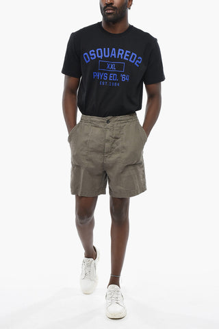 Linen Shorts in a Solid Color
