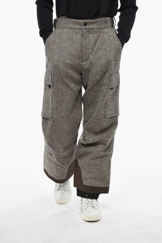GRENOBLE Padded Wool Après-Ski Cargo Trousers