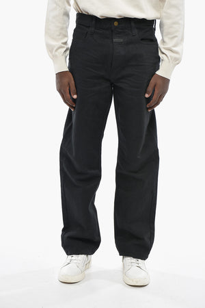 Straight-Leg Dark-Wash Jeans 23cm