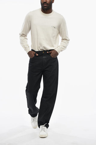 Straight-Leg Dark-Wash Jeans 23cm