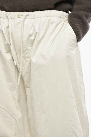 Oversized Wide-Leg Pants With Elastic Waist