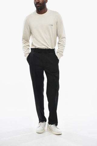 Virgin Wool Pants BACIO Regular Rise