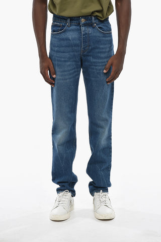 Regular-Fit Jeans With Logo Button 19cm