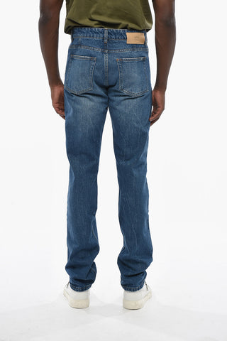 Regular-Fit-Jeans Mit Logo-Knopf 19cm