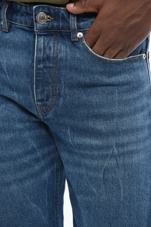 Regular-Fit Jeans With Logo Button 19cm