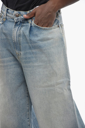 Jeans WAYNE A Gamba Larga e a Lavaggio Chiaro 27cm