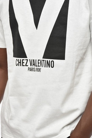 Cotton Jersey Crewneck T-Shirt With Front Print