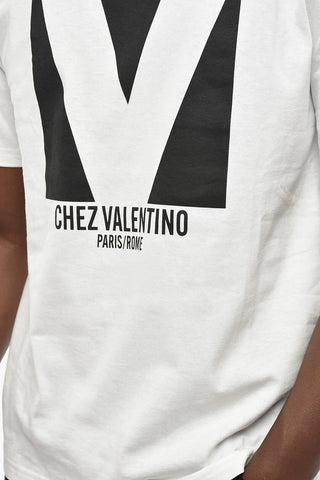 Cotton Jersey Crewneck T-Shirt With Front Print