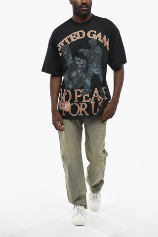 Round-Neck T-Shirt THE BOY Cotton Printed