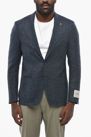 CC COLLECTION Blazer aus Wollmischung mit aufgesetzten Taschen