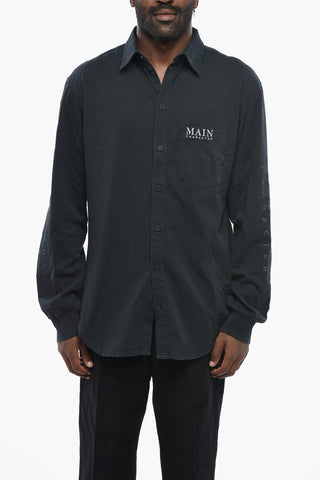 Cotton Jersey Shirt MAIN CHARACTER with Embroidery on Chest Pocket