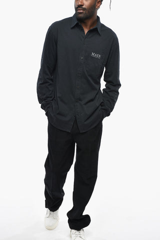 Cotton Jersey Shirt MAIN CHARACTER with Embroidery on Chest Pocket